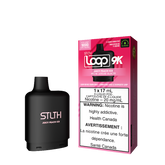 JUICY PEACH ICE STLTH LOOP 9K POD Experience flavour intense zesty peach with hint of mentholRepresenting the pinnacle of excellence in the vaping realm, STLTH Loop 9K Pod boasts an impressive 17ML e-liquid capacity, providing an astonishing 9000 puffs per pod.